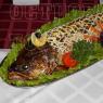 Вкусная рыба с овощами, запеченная в духовке